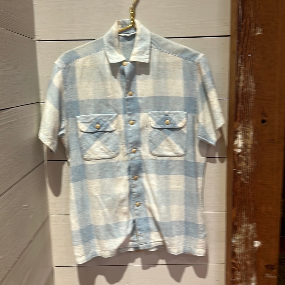 Short Sleeve Linen Shirt Shuttlenotes Master Cloth